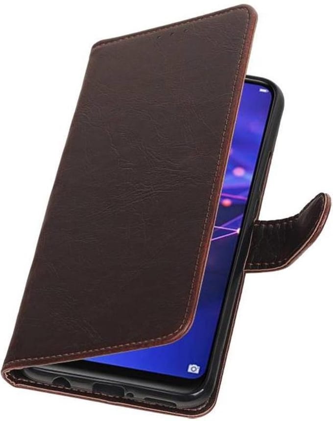 Mocca Pull-Up Booktype Hoesje voor Huawei Mate 20 Lite