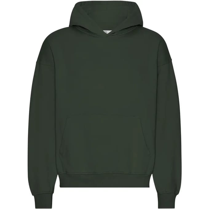 Oversized sweatshirt met capuchon Colorful Standard Organic Hunter Green