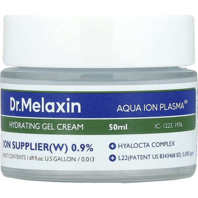 Dr.Melaxin, Aqua Ion Plasma Hydrating Gel Cream, 50Ml(1.69Fl Oz) blue