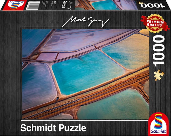 Schmidt Puzzle - Mark Gray: Pastels (1000 pieces) 2D Puzzels