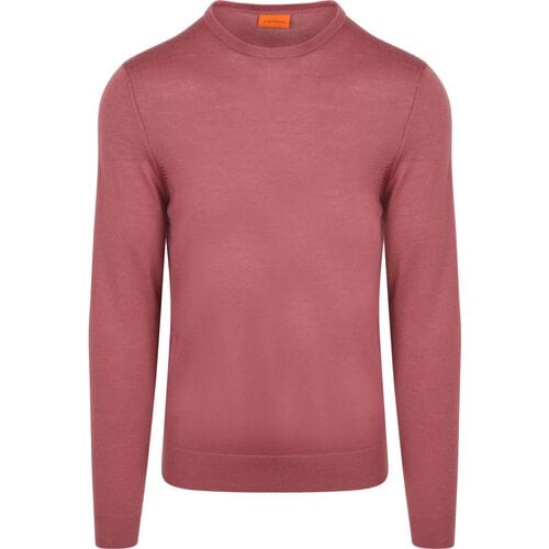 Suitable Merino Pullover Mauve - Maat XXL - Heren - Sweater