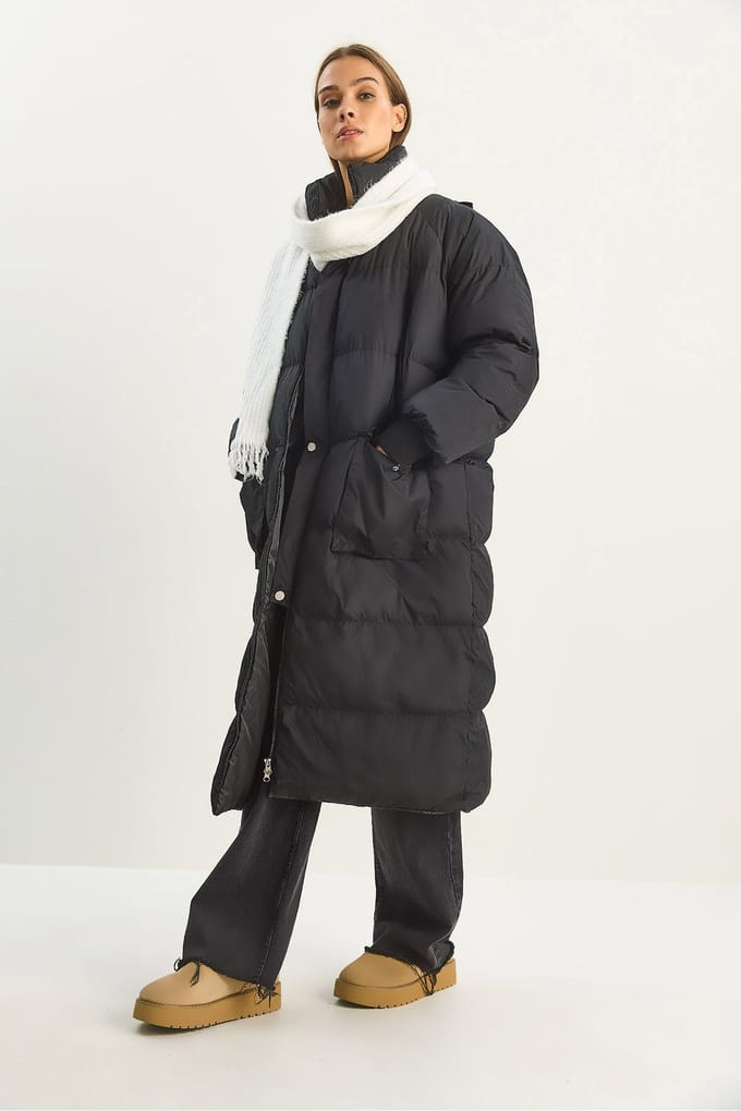 Oversized Lange Pufferjas