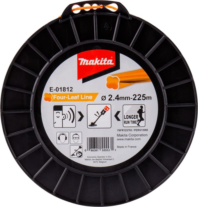 Makita E-01812 Maaidraad 2,4x225mtr Oranje