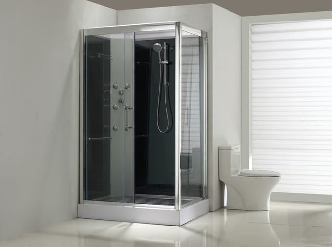 Sanifun complete douchecabine Millo 1200 x 900 Kitvrij