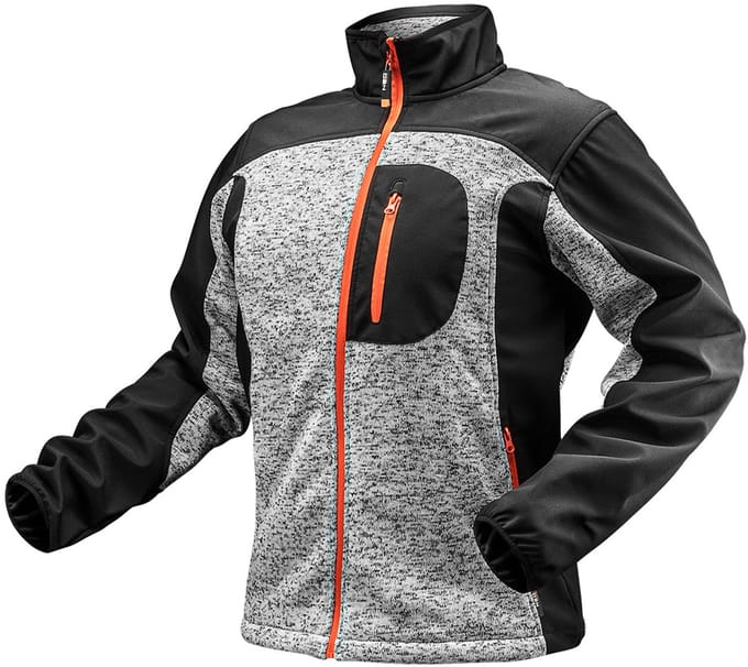 NEO - Gebreide Trui - Softshell Versterkingen - Maat L