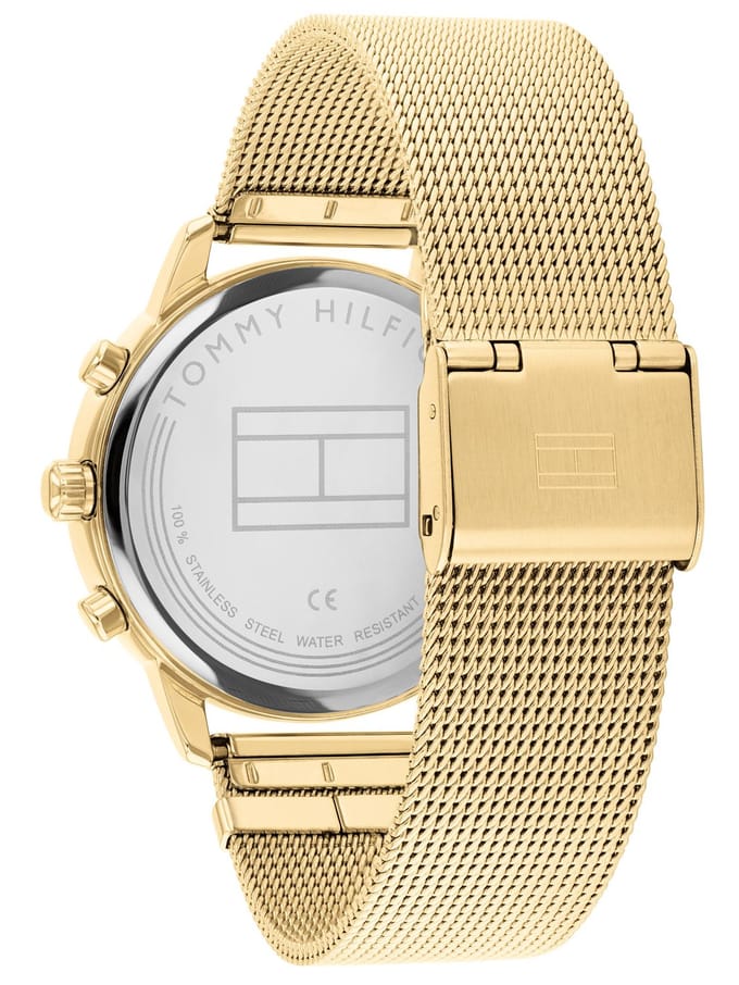 Tommy Hilfiger Blake Dames Gouden Horloge 1782302