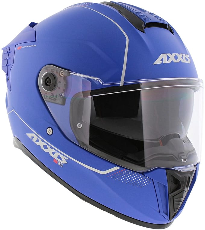 Axxis Hawk SV Evo Integraal helm solid mat blauw S