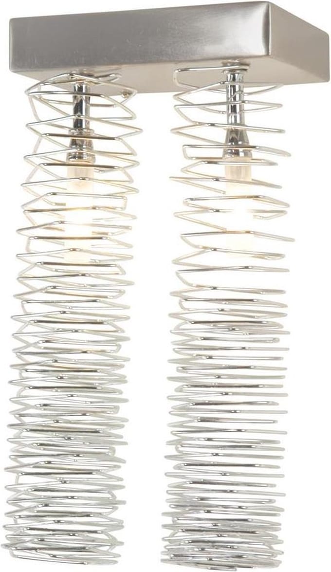Linea Verdace - Wandlamp Mini Wire 2X20W-12V Nikkel Mat