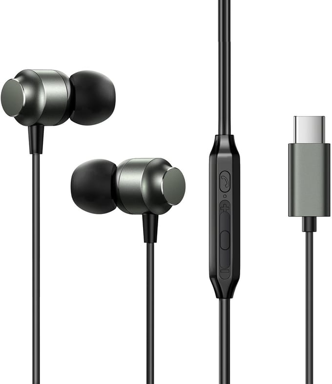Joyroom Wired Earbuds JR-EC06 Type-C (Gray)