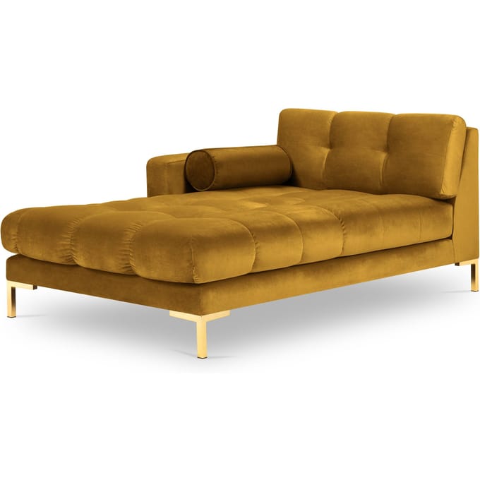 Chaise longue Bali links velvet | Cosmopolitan Design