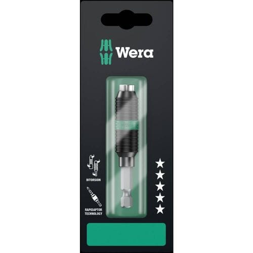 Wera 897/4 R Snelwisselbithouder 75 mm 1/4 (6,3 mm)