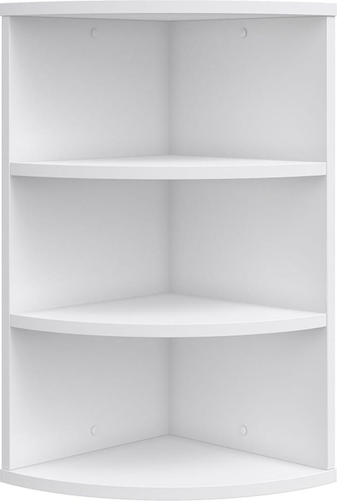 Vicco Ecki Hoekplank – 30 x 60 cm Wit