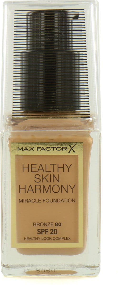 Max Factor, Healthy Skin Harmony, Vloeibare Foundation, 80, Brons, SPF 20, 30 ml