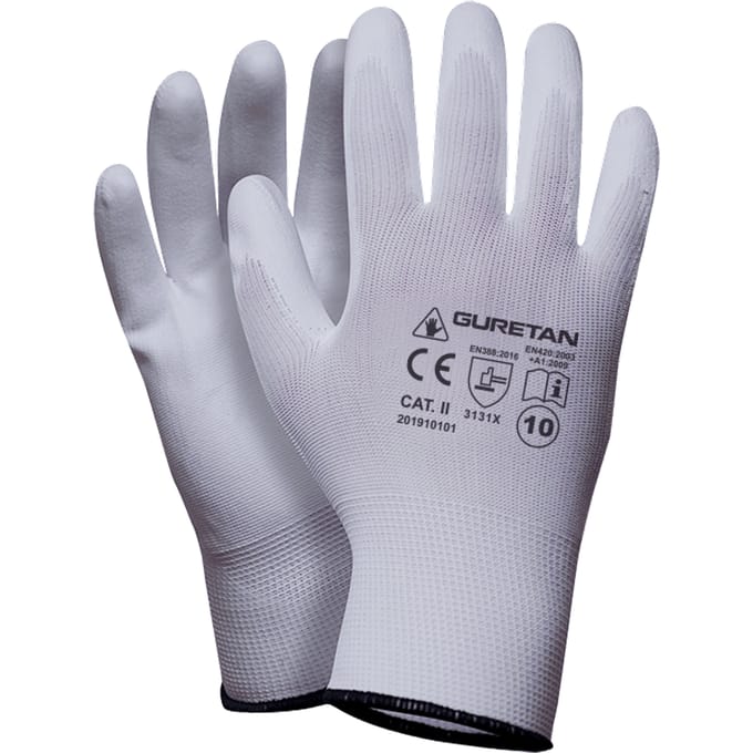 Gurentan Set A PU Wit Handschoen