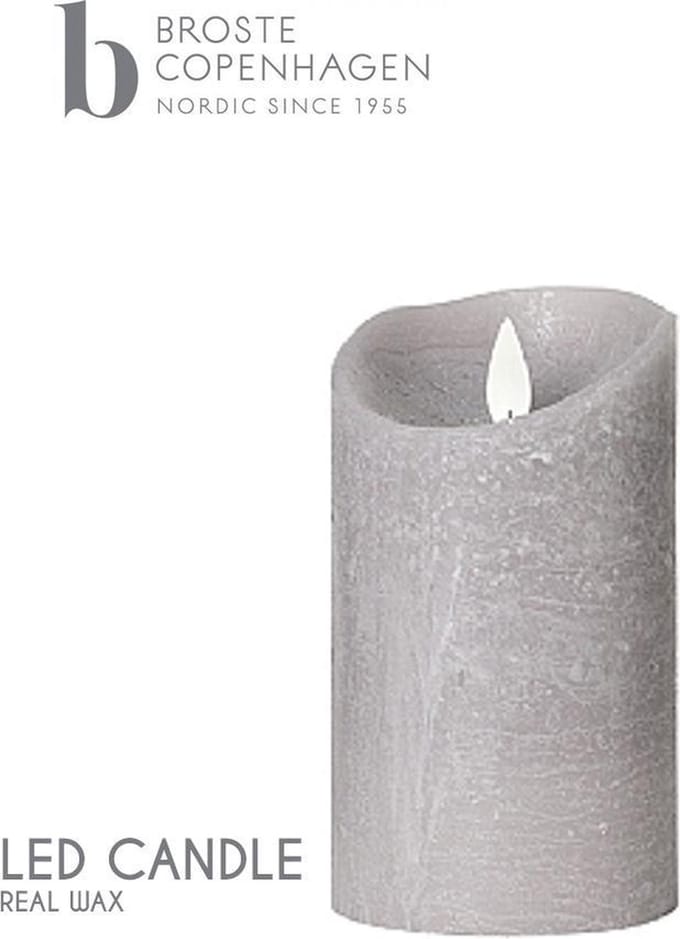 Broste Copenhagen LED Candle Real Wax - 23 x Ø7.5 cm
