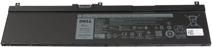 Dell DP9KT Batterij - 97Wh - (11.4V)