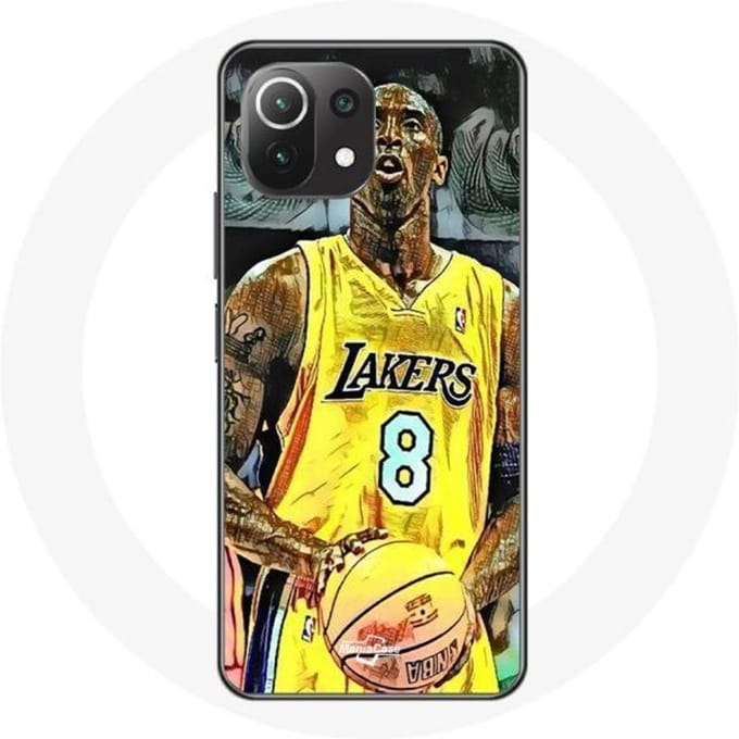 Coque - NBA - Mi 11 Lite - Kobe Bryant Dunk lakers 8 - Souple - Noir noir