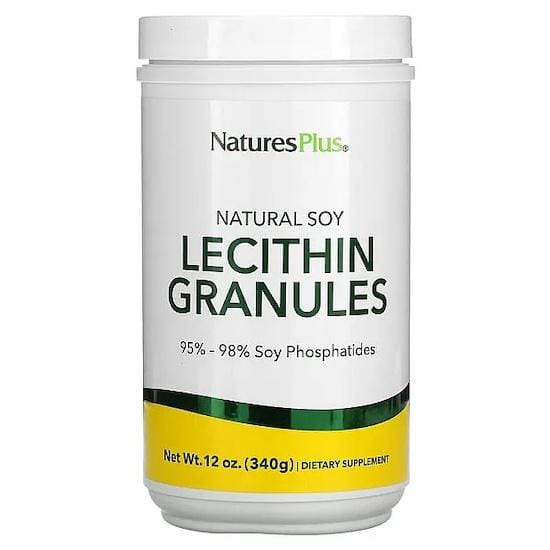 Nature's Plus Granulés de lécithine de soja naturelle, 340 g (340 g)
