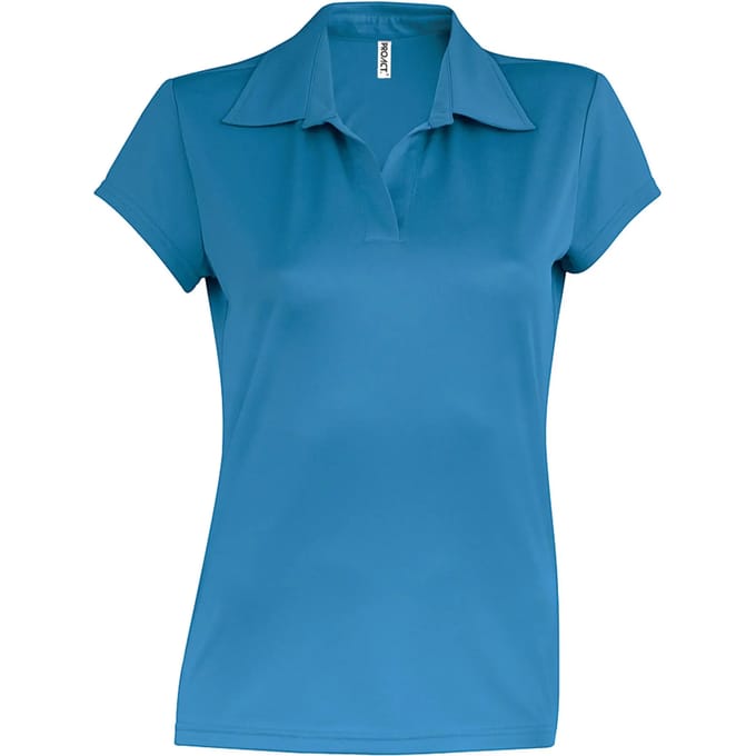 PROACT® Damessportpolo PA483 - Aqua Blue - S