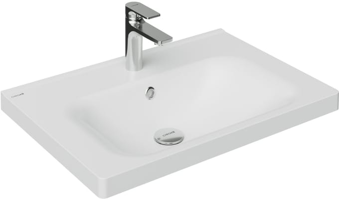 CREAVIT Eksen Wastafel – 65 cm – Wit