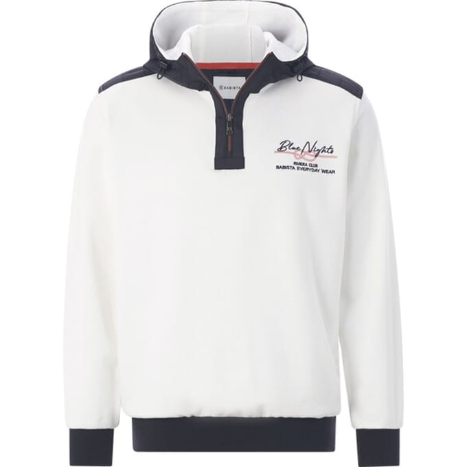 Babista herren Sweatshirt - 44/46 - wit - Plus Size