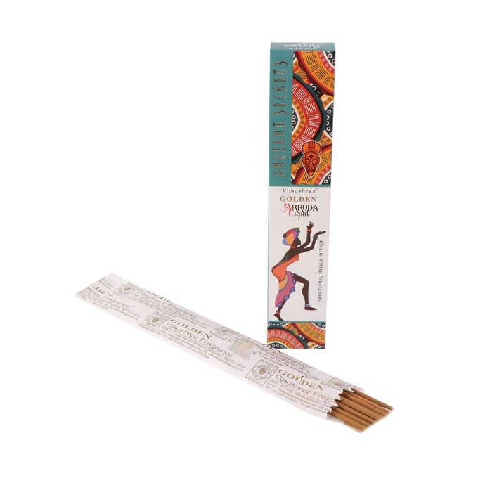 Bâtonnets d'encens dorés 15 g - Kopal et Rue