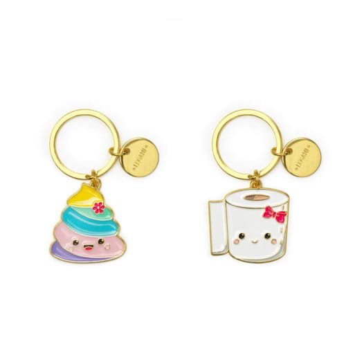 Legami - Sleutelhanger 'What a Key Ring!' - Poo