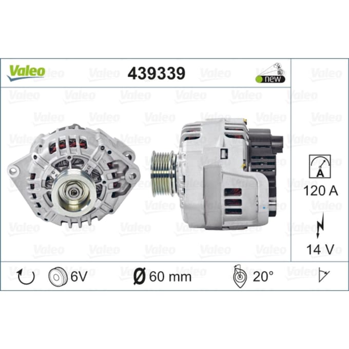 Spanningsregelaar VALEO 439339