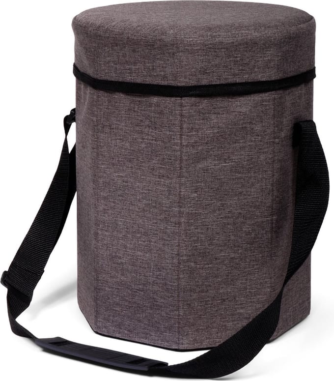 SENZA Sit To Go Koeltas 28L - Te Gebruiken Als Kruk - Grijs