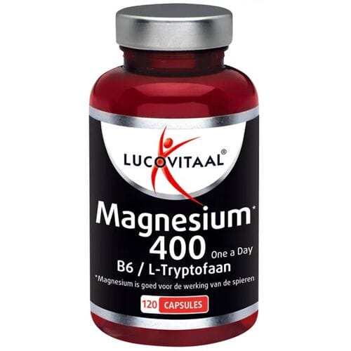Lucovitaal Magnesium 400 met Vitamine B6 & L-Tryptofaan 60 capsules