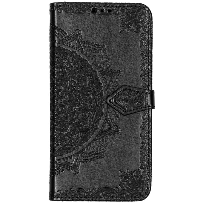 Mandala Bookcase voor de Samsung Galaxy A50 / A30s - Zwart