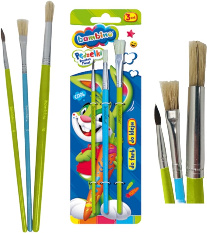 Penselenset 3st BAMBINO