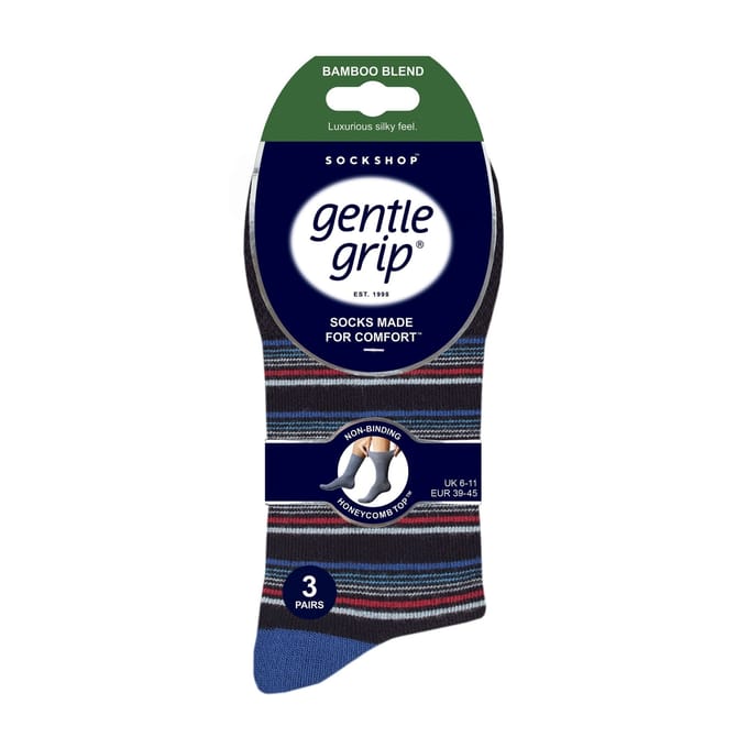 6-Pack Heren Non-Elastische Losse Top Bamboosokken