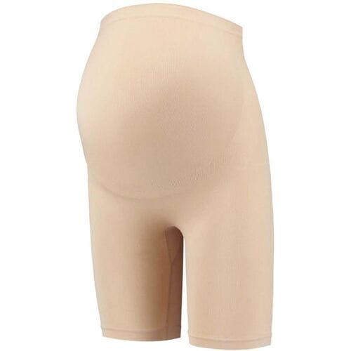 Prénatal zwangerschapsshort seamless lang Beigebrown S-M Dames