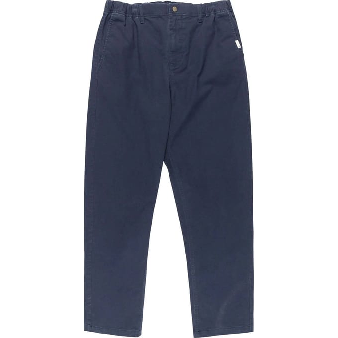 Element Regular Comfort Chino Twill Broek blauw