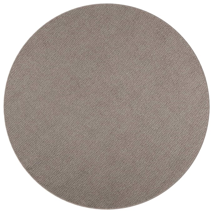 vidaXL - Binnen - kleed - LUGO - Crème - en - Taupe - Ø - 120 - cm - Polyester