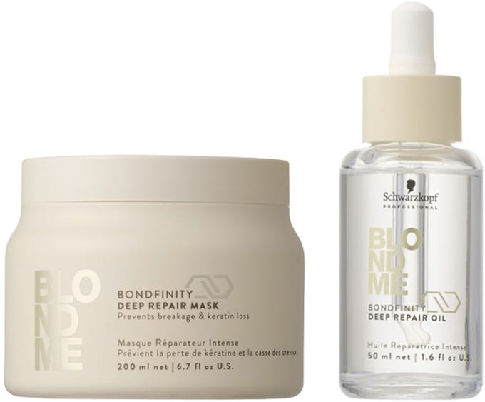 Schwarzkopf BlondMe Bondfinity Deep Repair Mask 200ml + Oil 50ml