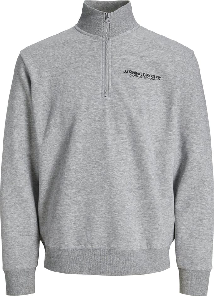 JACK&JONES - JREBZACK SWEAT HALF ZIP - Jongens - Sweaters