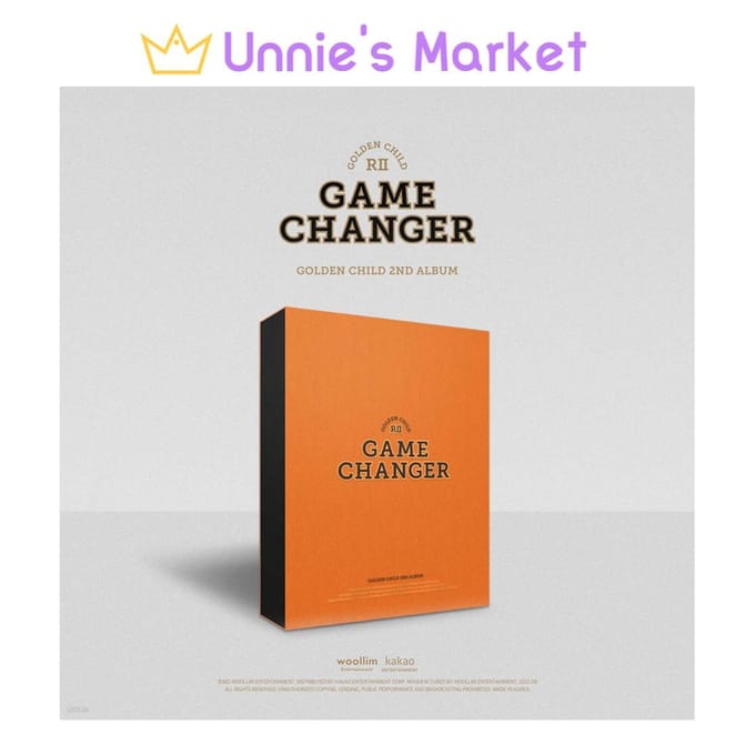 GOLDEN CHILD 2ème Album [Game Changer] Édition Limitée 1EA orange