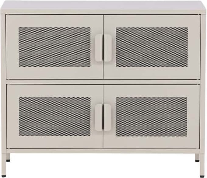 Nett dressoir 4 deuren beige.