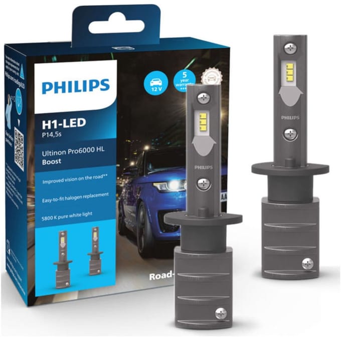 Philips Ultinon Pro6000 HL H1 LED Boost set 11258U60BX2