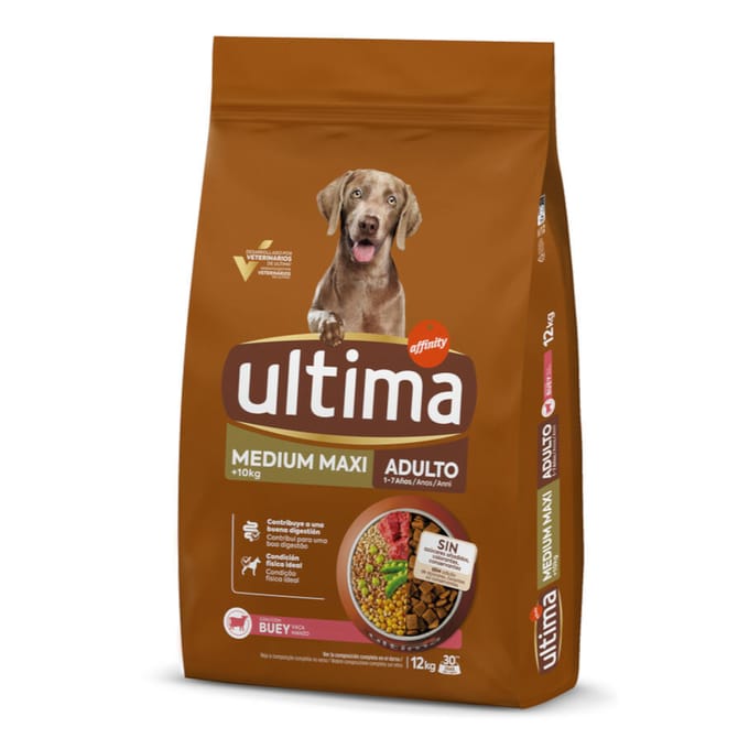 Ultima Medium / Maxi Adult Rund  - Dubbelpak: 2 x 12 kg