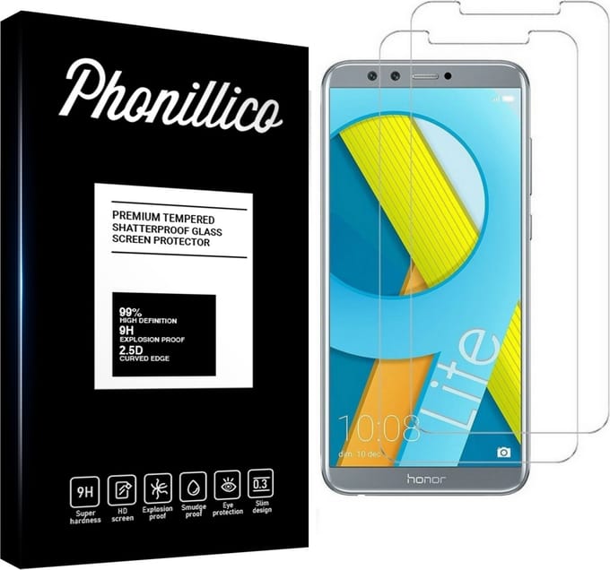 Screenprotector voor Honor 9 Lite- - 2 stuks Beschermglas van glas Transparante glazen schermbeschermfolie