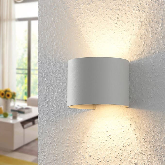 Arcchio - wandlamp - 1licht - Aluminium, metaal - H: 9.7 cm - G9 - wit