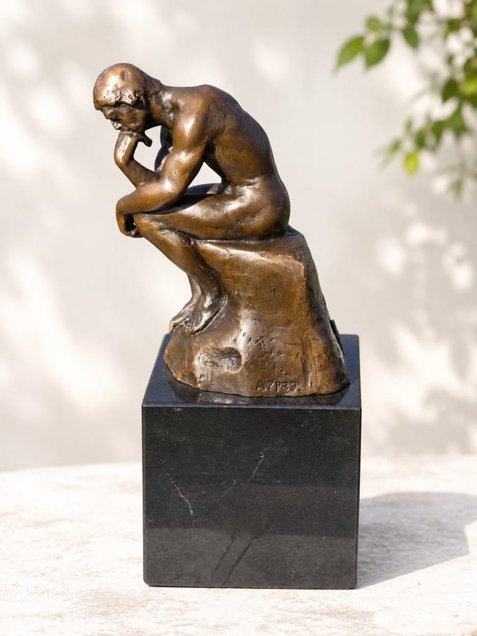 DE DENKER / RODIN / BRONZEN BEELD