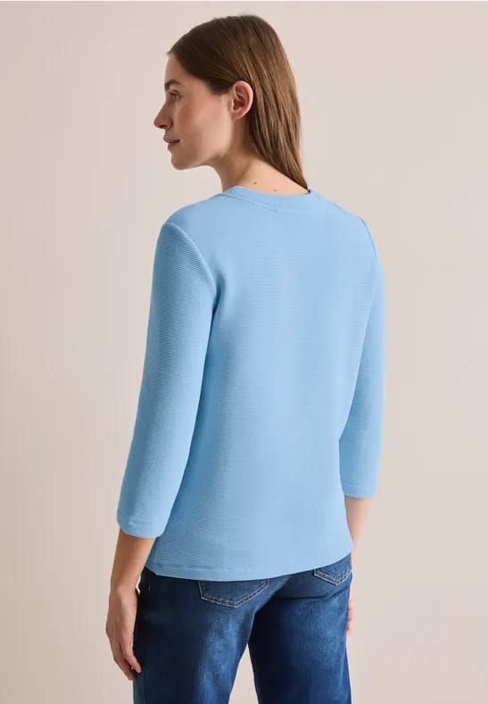 Kort gestructureerd shirt