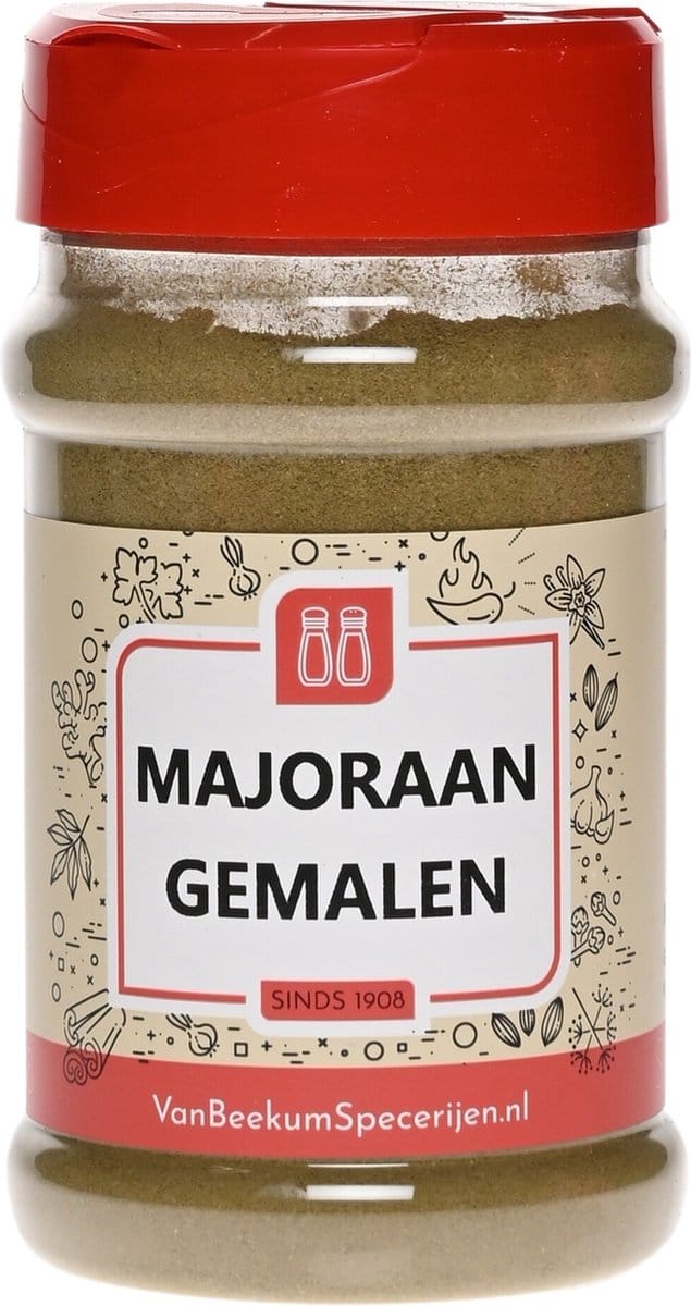 Van Beekum Specerijen - Majoraan Gemalen - Strooibus 80 Gram