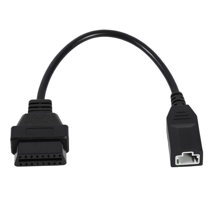 3-pins naar 16-pins OBD 2 Auto Autodiagnose Adapter Connector Kabel Voor Honda black