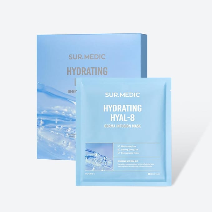 NEOGEN Sur.Medic+ Derma Infusion Mask Hydraterend Hyal-8 28g*10 vellen gray