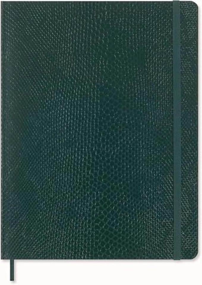 XL Notitieboek met Veganistische Omslag en Python-effect - Geschenkdoos - Ethiek en Stijl